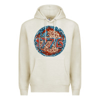 Oatmeal Heather Est. 1776 Premium Hoodie - FaDigitalArtStudio