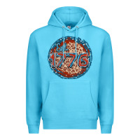 Ocean Blue Est. 1776 Premium Hoodie - FaDigitalArtStudio