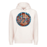 Pale Pink Est. 1776 Premium Hoodie - FaDigitalArtStudio