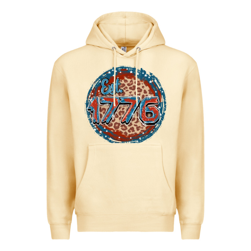 Est. 1776 Premium Hoodie by FaDigitalArtStudio | Teevron