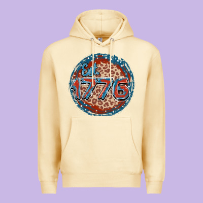 Est. 1776 Premium Hoodie Designed By Fadigitalartstudio