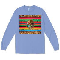 Colony Blue serape leopard mexican Long Sleeve Tee - Jasminsmagicworld