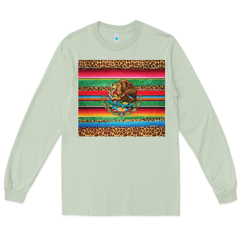 Serape Leopard Mexican Long Sleeve Tee by Jasminsmagicworld | Teevron