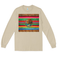 Mushroom serape leopard mexican Long Sleeve Tee - Jasminsmagicworld