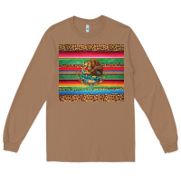 Toasted Coconut serape leopard mexican Long Sleeve Tee - Jasminsmagicworld