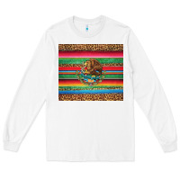 White serape leopard mexican Long Sleeve Tee - Jasminsmagicworld