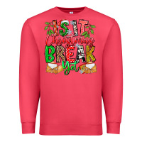 Cardinal Is It Christmas Break Yet Premium Sweatshirt - CowhideDigitalArt