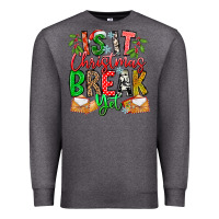 Charcoal Heather Is It Christmas Break Yet Premium Sweatshirt - CowhideDigitalArt