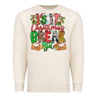 Sandshell Is It Christmas Break Yet Premium Sweatshirt - CowhideDigitalArt
