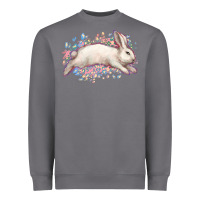 Easter Bunny Leopard Easter Day Heavyweight Sweatshirt | Teevron
