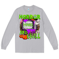 Moon Dust Horror movies and chill Long Sleeve Tee - NancyCooperArtShop