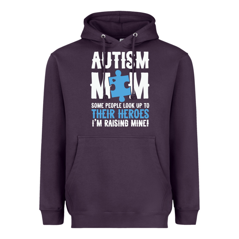 Lil Autism Mom Heavyweight Hoodie by CowhideDigitalArt | Teevron