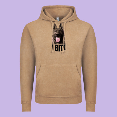 I Bite Vintage Hoodie Designed By Bettercallsaul