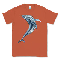 Copper humpback whale jumping Classic Tee - BarkalooDesign