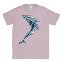 Lilac humpback whale jumping Classic Tee - BarkalooDesign