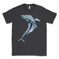 Smoke humpback whale jumping Classic Tee - BarkalooDesign