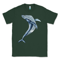 Sports Green humpback whale jumping Classic Tee - BarkalooDesign