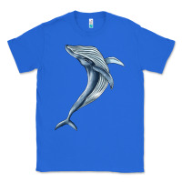 True Royal humpback whale jumping Classic Tee - BarkalooDesign