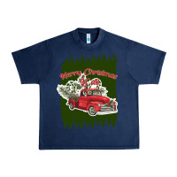 Navy merry christmas y'all truck Urban Heavy Tee - Bettercallsaul
