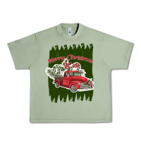 Oil Green merry christmas y'all truck Urban Heavy Tee - Bettercallsaul