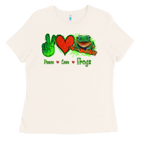Bone Peace Love Frogs Ladies Tee - Jasminsmagicworld