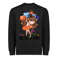 Black Be the light Heavyweight Sweatshirt - CowGirlArtShop