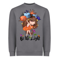 Storm Be the light Heavyweight Sweatshirt - CowGirlArtShop