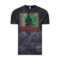 Cloud Black Just A Girl Who Loves Christmas Vintage Tee - Bettercallsaul