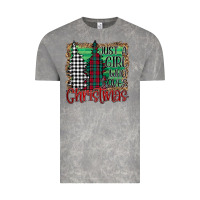 Cloud Rock Just A Girl Who Loves Christmas Vintage Tee - Bettercallsaul