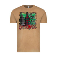 Vintage Camel Just A Girl Who Loves Christmas Vintage Tee - Bettercallsaul