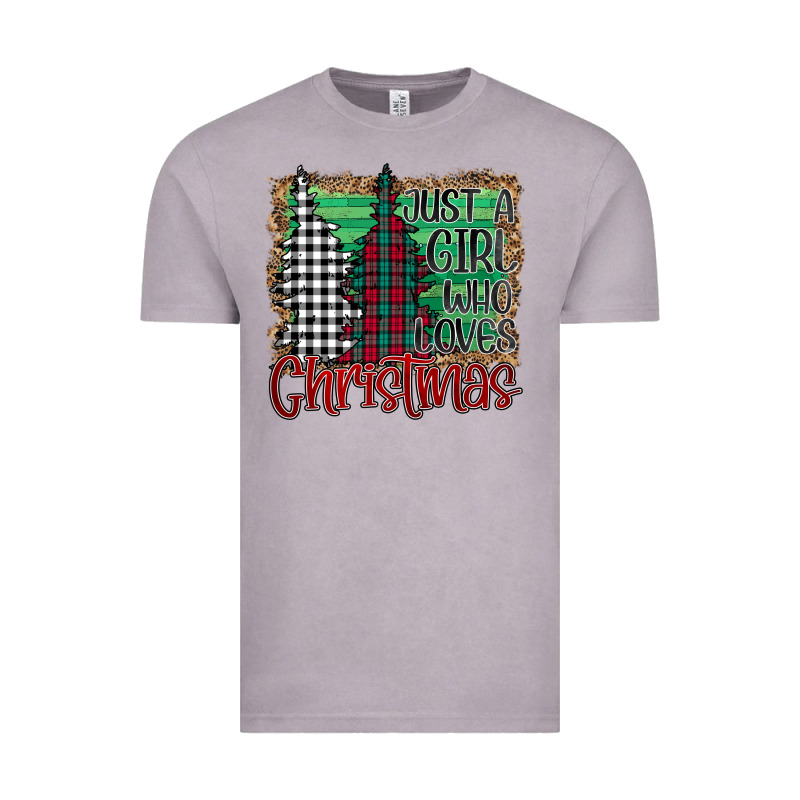 Just A Girl Who Loves Christmas Vintage Tee by Bettercallsaul | Teevron