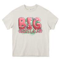 Cream big sister Heavy Core Tee - MaliasSmallBusiness
