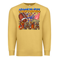 Antique Gold football mama Premium Sweatshirt - CowhideDigitalArt