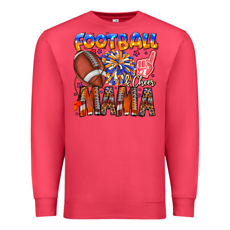 Football Mama Premium Sweatshirt by CowhideDigitalArt | Teevron