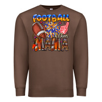Chestnut football mama Premium Sweatshirt - CowhideDigitalArt