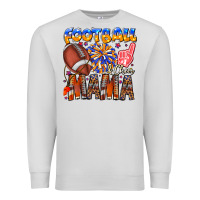 Dove Grey football mama Premium Sweatshirt - CowhideDigitalArt