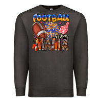 Smoke football mama Premium Sweatshirt - CowhideDigitalArt