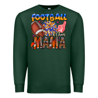 Sports Green football mama Premium Sweatshirt - CowhideDigitalArt
