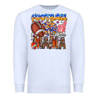 White football mama Premium Sweatshirt - CowhideDigitalArt