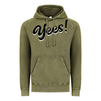 Vintage Olive YEES! Vintage Hoodie - Bettercallsaul