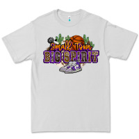 Dove Grey small town big spirit basketball Premium Tee - NancyCooperArtShop