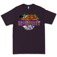 Plum small town big spirit basketball Premium Tee - NancyCooperArtShop