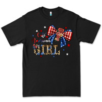 Black cute american girl Premium Tee - JahusDesignShop