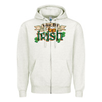 Oatmeal Heather wee bit irish st patricks day Zipper Hoodie - FaDigitalArtStudio