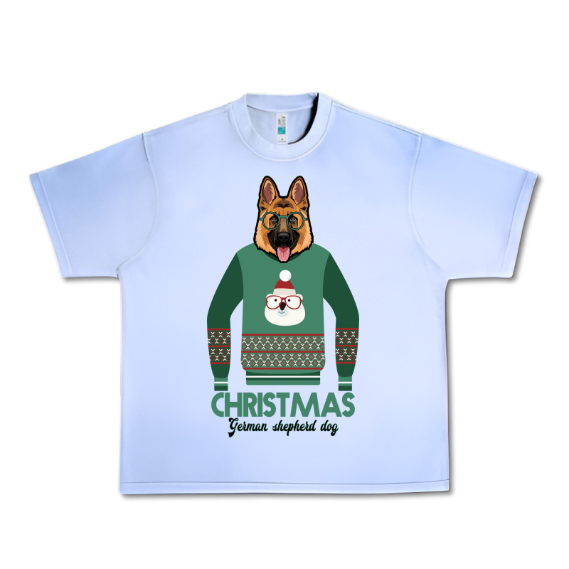 German Shepherd Dog Christmas Urban Heavy Tee by Bettercallsaul | Teevron