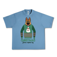 Pebble Blue German shepherd dog Christmas Urban Heavy Tee - Bettercallsaul