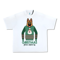 White German shepherd dog Christmas Urban Heavy Tee - Bettercallsaul
