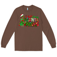 Chestnut i believe in santa paws Long Sleeve Tee - texasbilliewilder