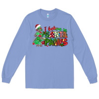 Colony Blue i believe in santa paws Long Sleeve Tee - texasbilliewilder