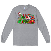 Heather Grey i believe in santa paws Long Sleeve Tee - texasbilliewilder